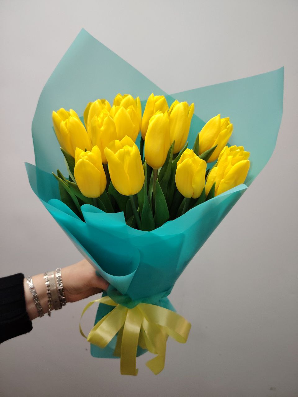 Букет "Жёлтые тюльпаны"