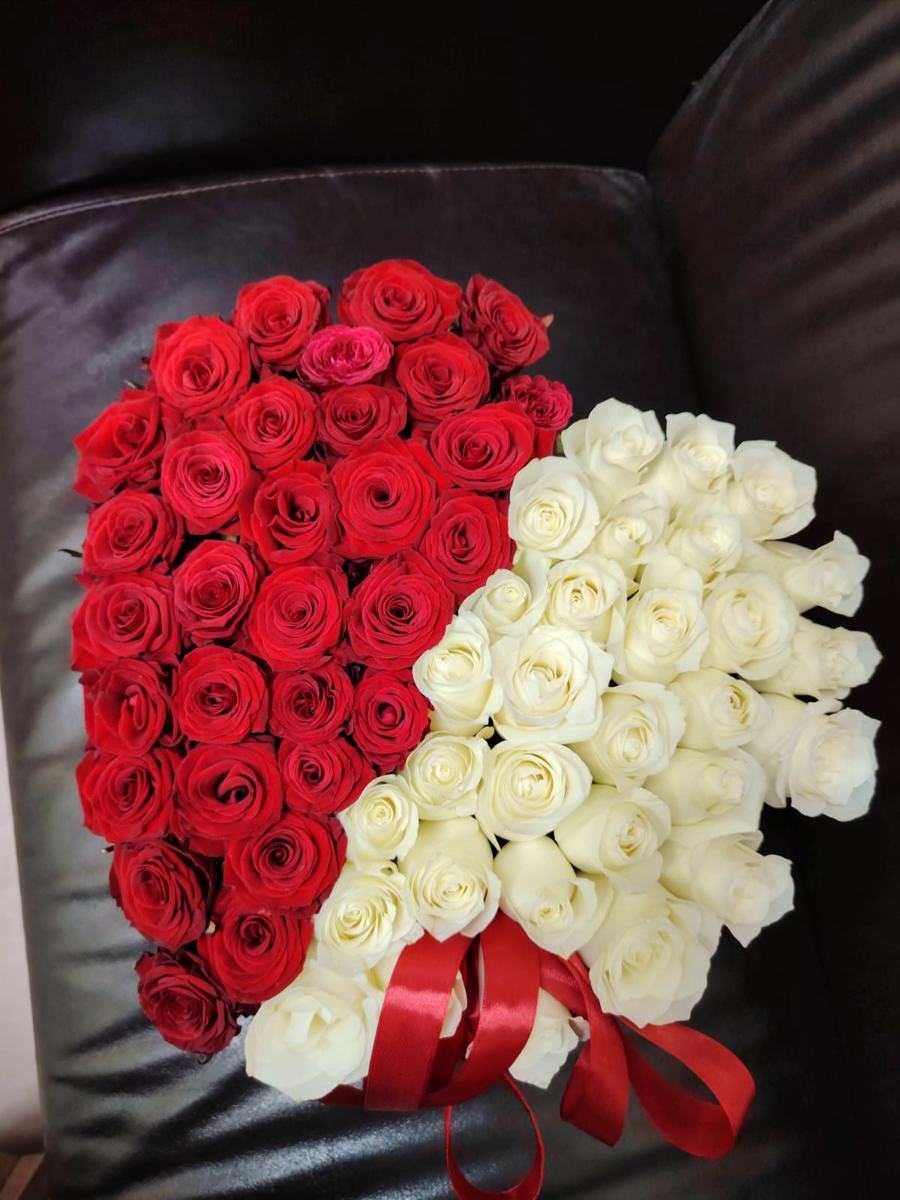 Коробочка в виде сердца "ты и я"