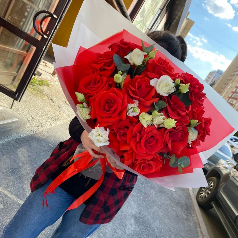 Букет  " Пламя страсти"