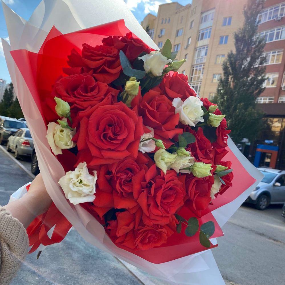 Букет  " Пламя страсти"