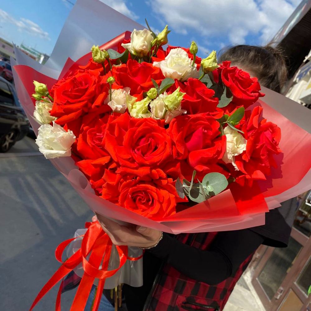 Букет  " Пламя страсти"